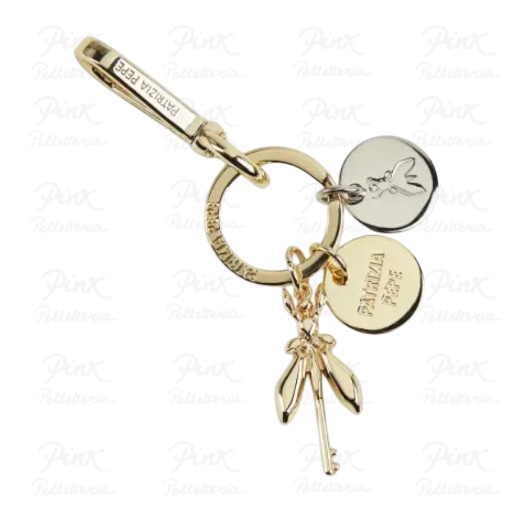 PATRIZIA PEPE Portachiavi 2J2531 M060 F2ER Silver/Gold