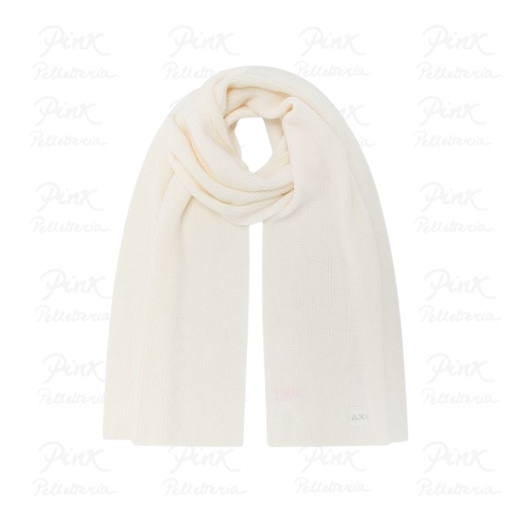 SUN68 Basic Sciarpa C45202-31 Bianco Panna