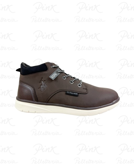 U.S. POLO ASSN. Casual Shoes Cemented Man YGOR010M-EU1-DBR003 Dark Brown