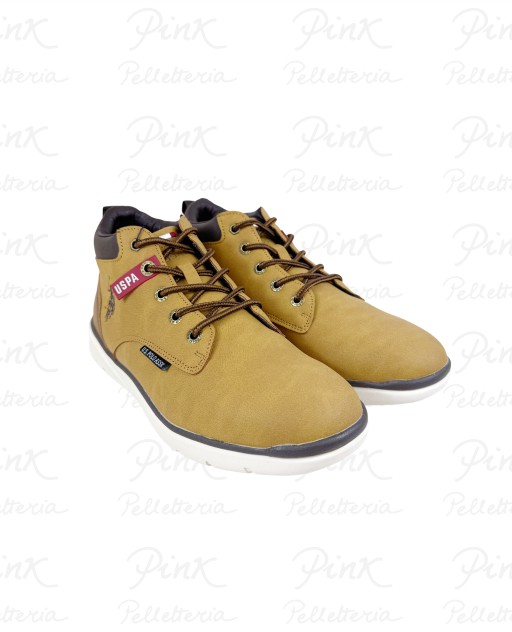 U.S. POLO ASSN. Casual Shoes Cemented Man YGOR010M-EU1-TAN Tan
