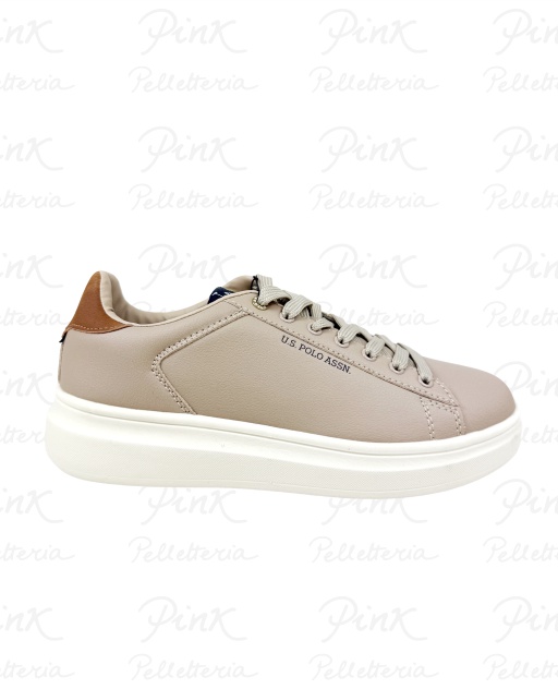 U.S. POLO ASSN. Sneaker Cemented Man CODY013M-EY1-BEI-CUO06 BeigeCuoio