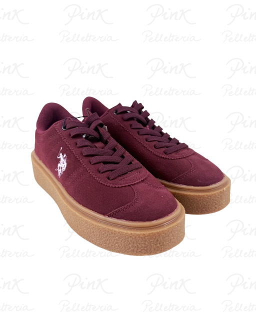 U.S. POLO ASSN. Sneaker Woman Cemented JODY002W-EU1-BOR004 Bordo'