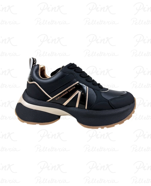 ALEXANDER SMITH Victoria Woman Sneaker ASBCVIW-1144-BCP Black Copper