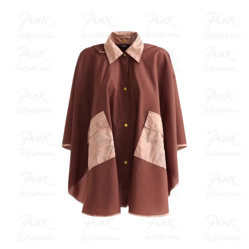 ALVIERO MARTINI PRIMA CLASSE Mantella Poncho Impermeabile 910-E Marrone