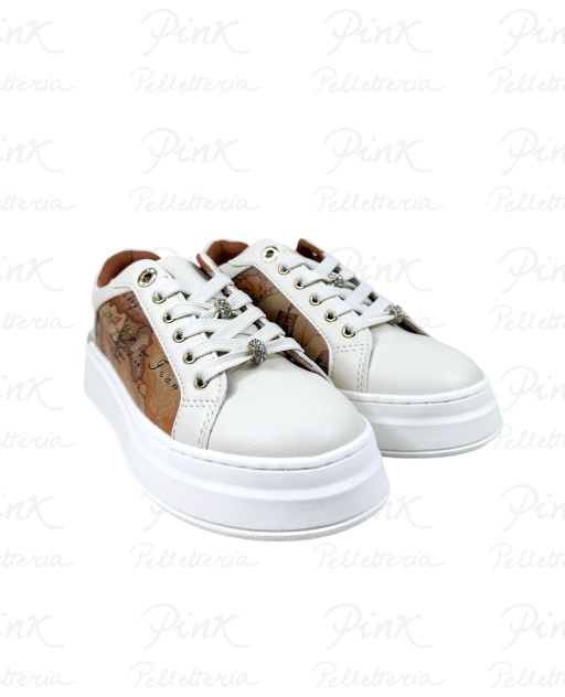ALVIERO MARTINI PRIMA CLASSE Sneaker 2261-0289-A630 Bianco SporcoGeo Beige