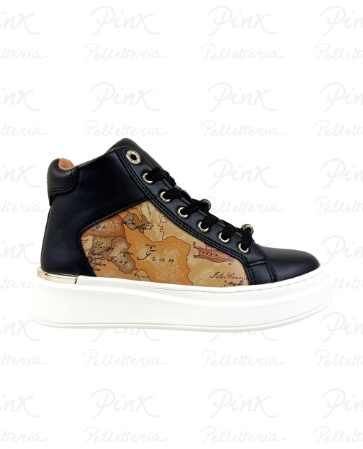 ALVIERO MARTINI PRIMA CLASSE Sneaker Alta 2264-0289-X550 NeroGeo Beige