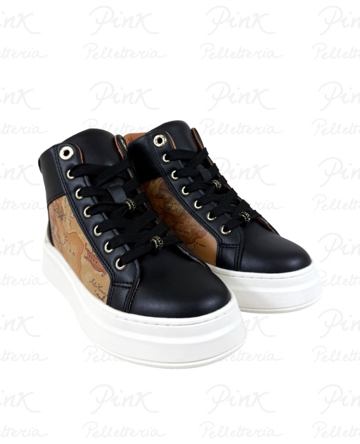 ALVIERO MARTINI PRIMA CLASSE Sneaker Alta 2264-0289-X550 NeroGeo Beige