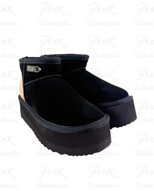 ALVIERO MARTINI PRIMA CLASSE Stivaletto Pelliccia Donna 1262-417B-0001 Nero