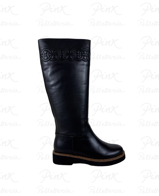 BORBONESE Boot Vitello 91040029CC4-100 Nero