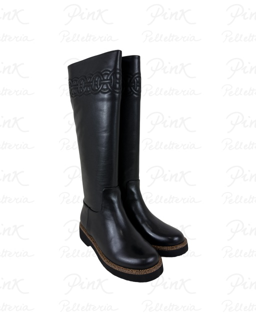 BORBONESE Boot Vitello 91040029CC4-100 Nero