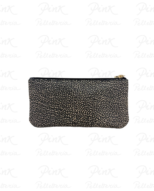 BORBONESE Classica Bustina Piatta cc Tess. Recicl. St. OpVitello 932027I15-X11 Op NaturaleNero