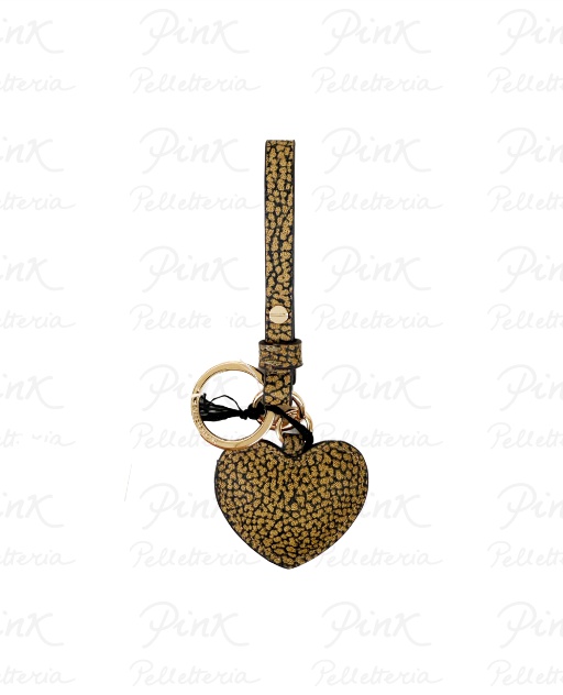 BORBONESE Keyring P.Chiavi Tela pu st. Op Soft 91070007203-306 Op Naturale
