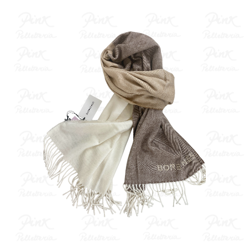 BORBONESE Sciarpa 910600480129-090 Panna/Beige/Marrone
