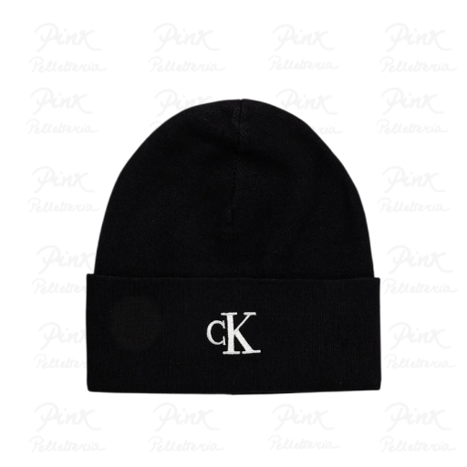 CALVIN KLEIN Ck Fine Rib Beanie LV04D8020G-UB1 Nero