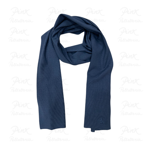 CALVIN KLEIN Ck Fine Rib Scarf LV04D8021G-CEC Dark Denim