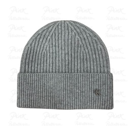 CALVIN KLEIN Ck Metal Wool Beanie LV04D8032G-P79 Light Grey