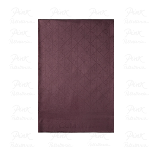 CALVIN KLEIN Tonal Modal Lw Square Scarf LV04D8063G-BAP Fudge