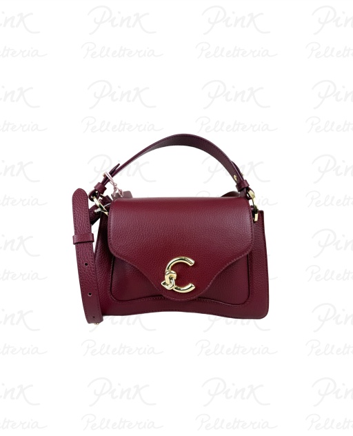 COCCINELLE C-Me Top Handle Media in Pelle E1SSL180201-R52 Ribes