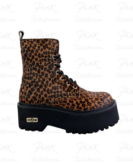 CULT Axl Anfibio Jaguar Pony Leather CLW3460-03 Black