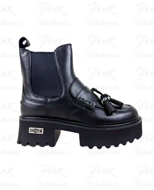 CULT Cher Beatle Mocassino Leather CLW4558-00 Black