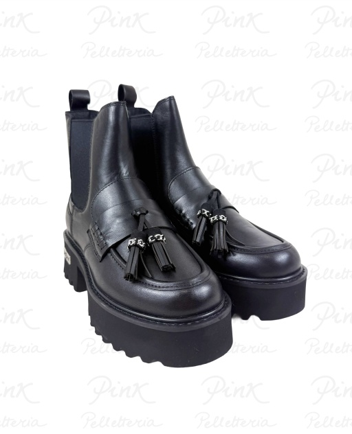 CULT Cher Beatle Mocassino Leather CLW4558-00 Black