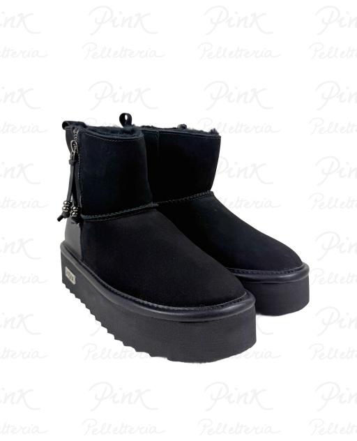 CULT Idol Boot Pelliccetta NubuckLeather CLW4629-00 Black
