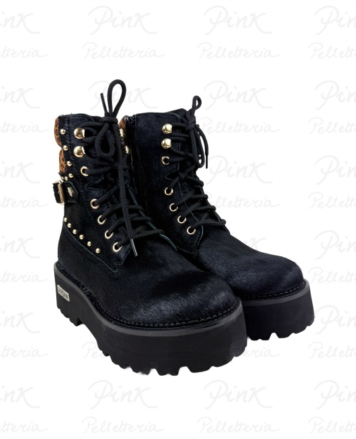 CULT Rocky Anfibio Jaguar Pony Leather CLW4641-01 Black