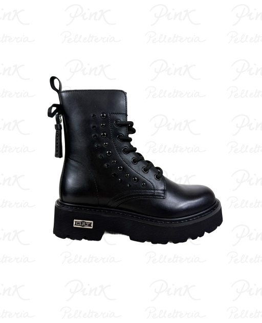 CULT Slash Anfibio Borchiette Leather CLW4349-01 BlackBlack Studs