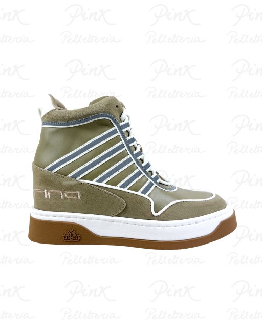 FORNARINA Daisy Ginnica Zeppa Interna H9 Taupe