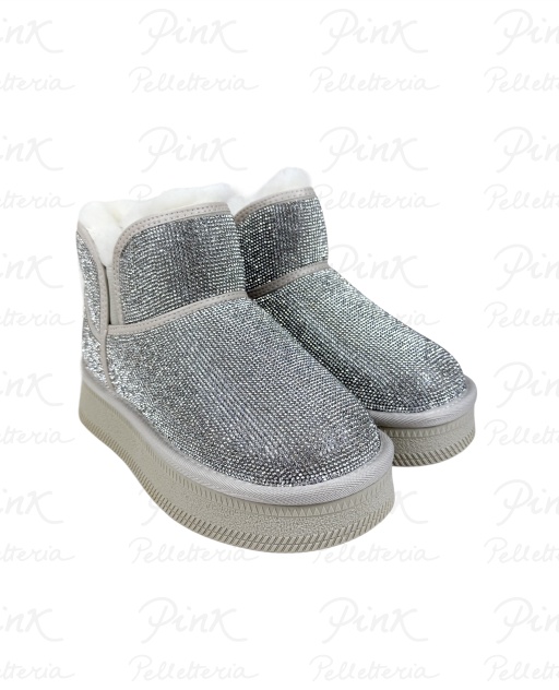 FORNARINA Snow Stivaletto Pelliccetta Ice