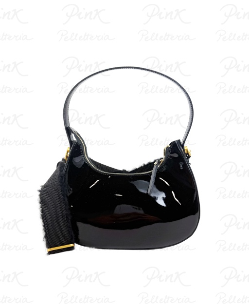 GIANNI CHIARINI Blanche Luna Bag Media Lucida 11826-VRPIU-NA-001 Nero