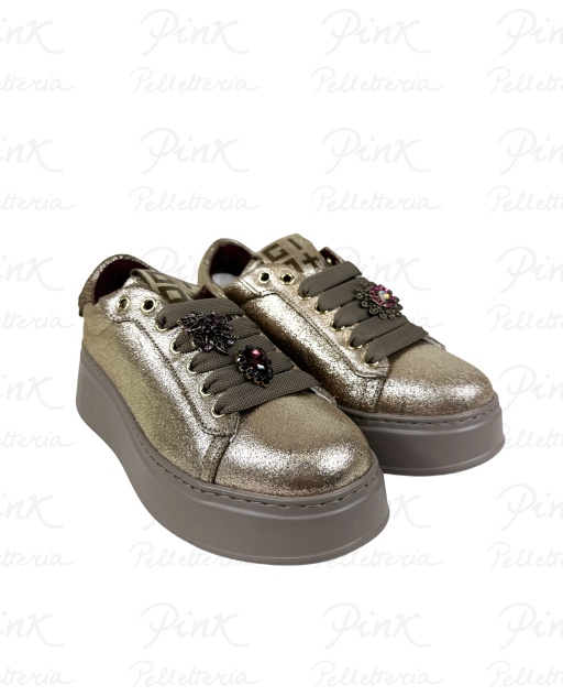 GIO+ Pia Sneaker Woman 422B Gold Chic
