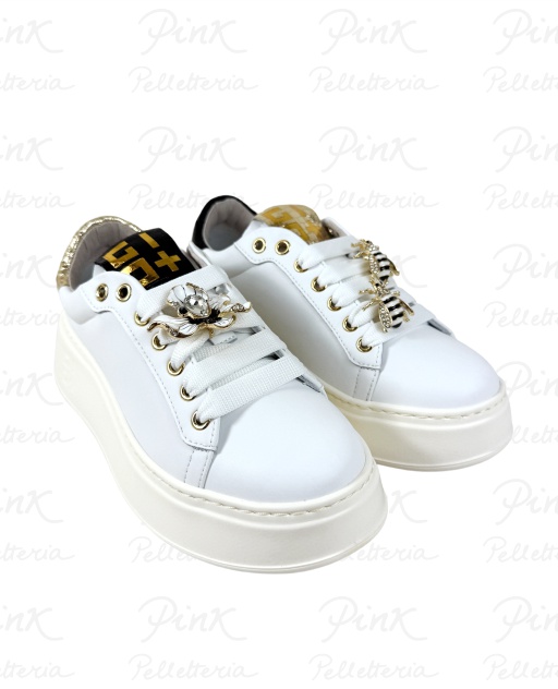 GIO+ Pia Sneaker Woman 438A White/Kokkino