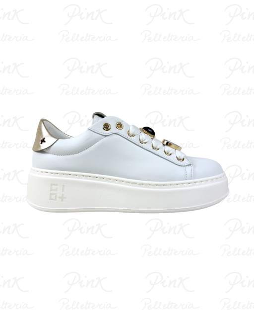 GIO+ Pia Sneaker Woman 454A White/Gold