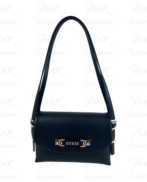 GUESS Lefia Flap Shoulder Bag HWBG9644190 BLA Black