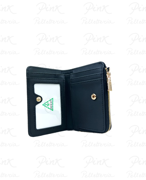 GUESS Talent Slg Zip Around Card Case SWNG9669156 BLA Black