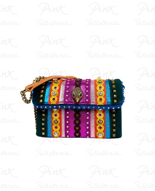 KURT GEIGER Kensington Studs Tracolla Media in Pelle 372 Multicolor