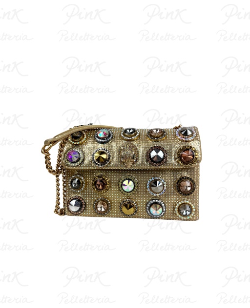 KURT GEIGER Kensington Tracolla Media in Pelle 399 Octavia-Gold