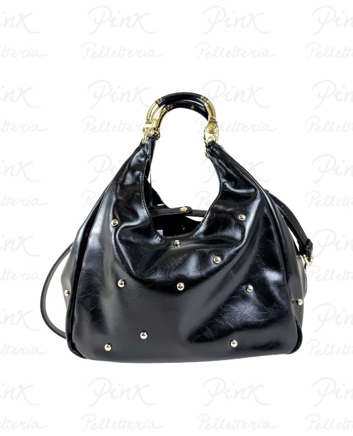 L'ATELIER DU SAC Martigny Lorraine Hobo 17933-MAR-W5B Black