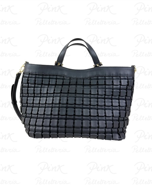 L'ATELIER DU SAC Sestriere Regina Tote 17935-SES-W5B Black