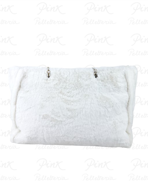 L'ATELIER DU SAC St. Moritz Alaina Shoulder Bag 17942-STM-W5B Ivory