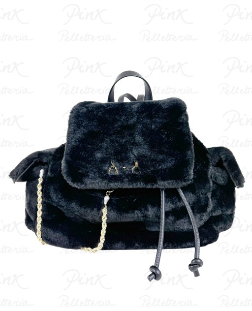 L'ATELIER DU SAC St. Moritz Clemence Backpack 17943-STM-W5B Black