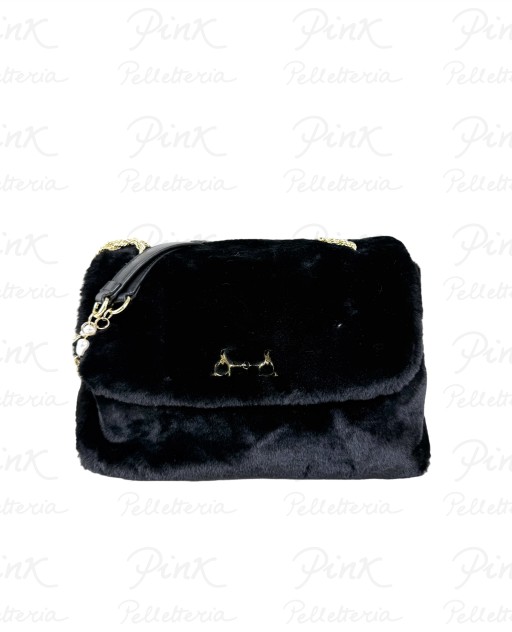 L'ATELIER DU SAC St. Moritz Grace Shoulder Bag 17947-STM-W5B Black