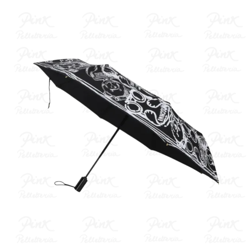 MOSCHINO Chaotic Bear Parfumes Ombrello Mini Openclose 8651 A Black