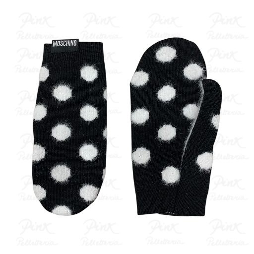 MOSCHINO Guanti 65455 M3347 016 Nero