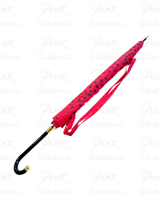 MOSCHINO Pois Ombrello Lungo Auto 8939-63 C Red