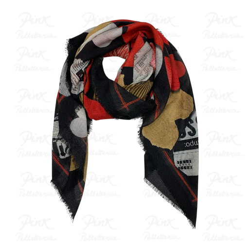 MOSCHINO Scialle 03272 M3298 004 Nero