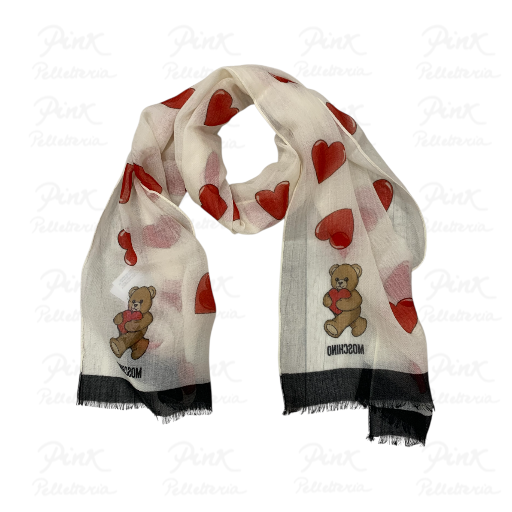 MOSCHINO Sciarpa 03317 M3324 003 Panna