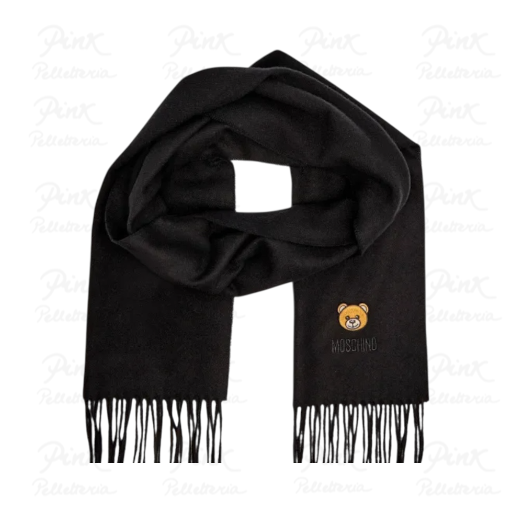 MOSCHINO Sciarpa Ricamo 50124 M5783 016 Nero