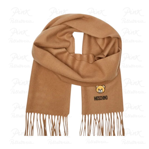 MOSCHINO Sciarpa Ricamo 50124 M5783 032 Beige